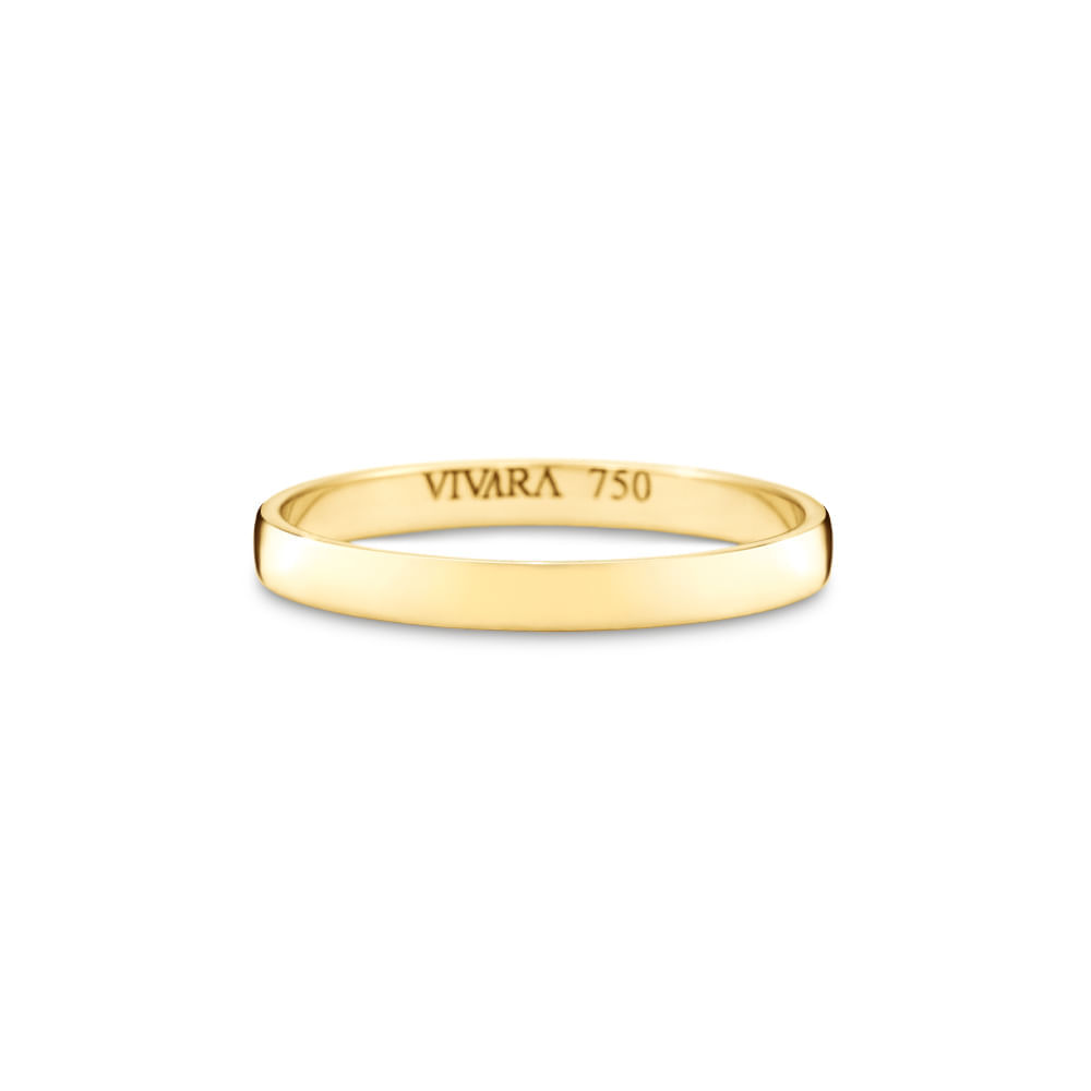 Aliança Moments em Ouro Amarelo 18k, 2mm