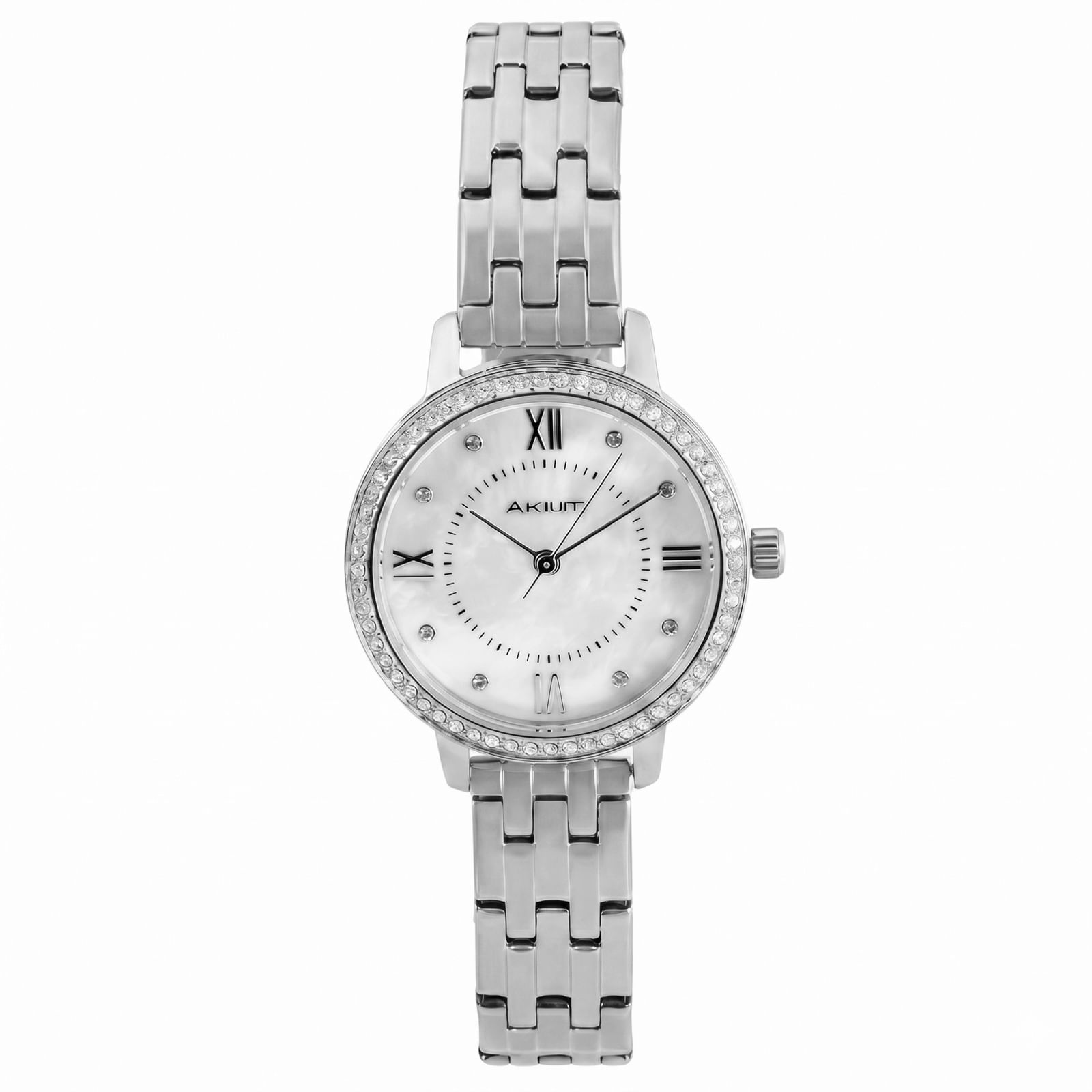 Relógio Akium Feminino em Aço Prateado