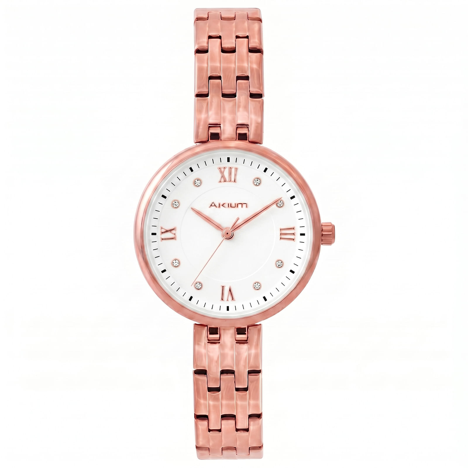 Relógio Akium Feminino em Aço Rosé