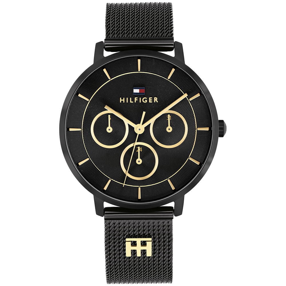 Relógio Tommy Hilfiger Tea Feminino em Aço Preto 1782882