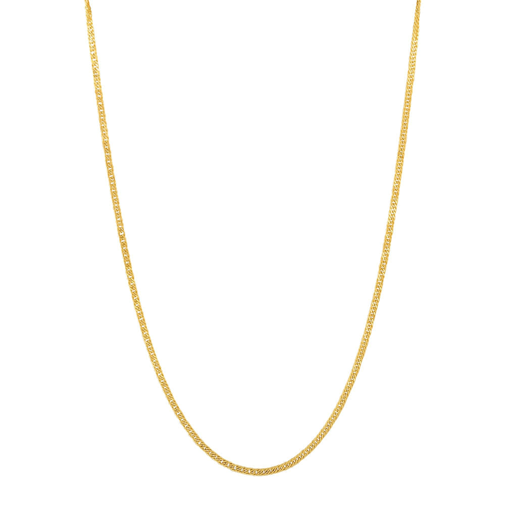 Corrente Groumet em Ouro Amarelo 18k, 50cm