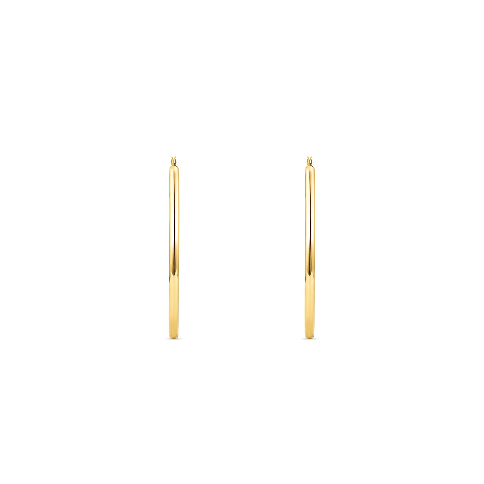 Argola Redonda em Ouro Amarelo 18k