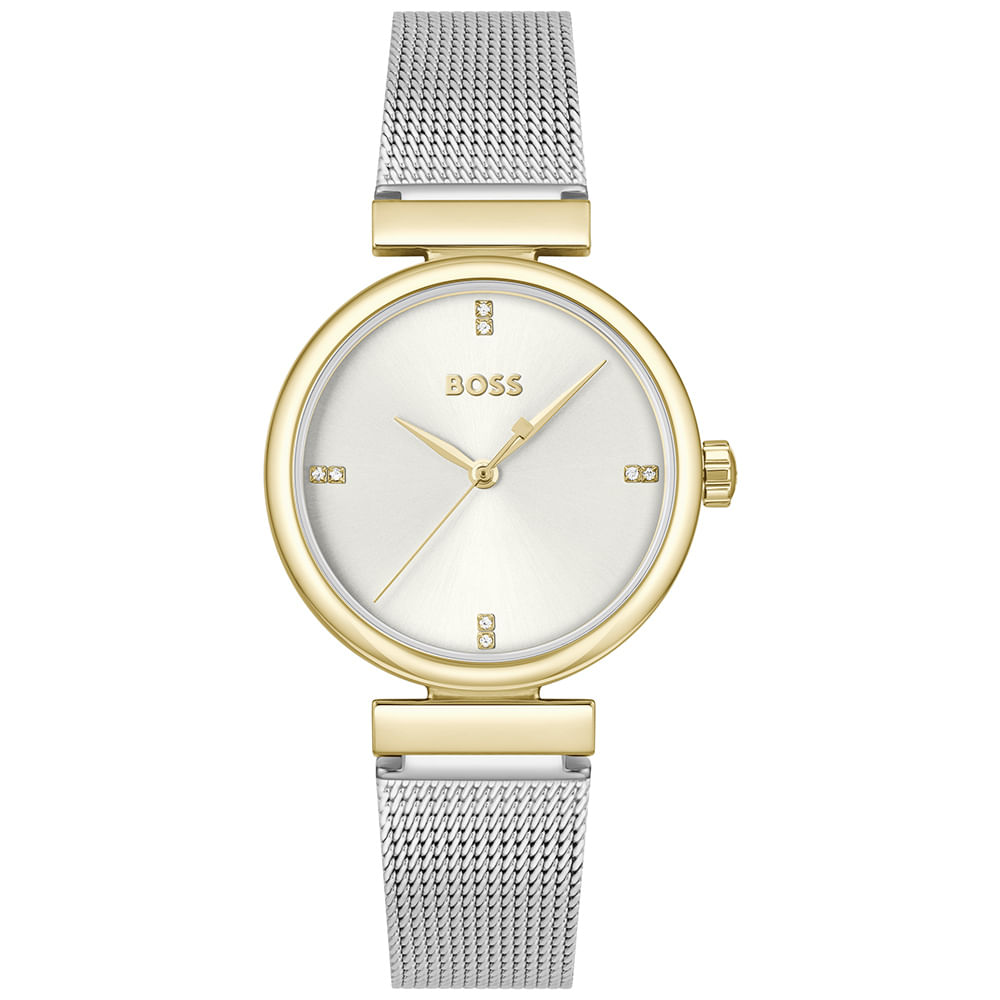 Relógio Boss Rosehill Feminino em Aço Prateado 1502853