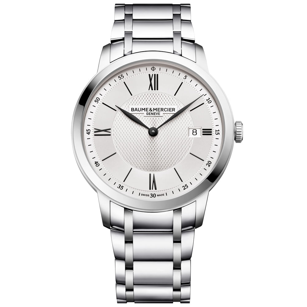 Relógio Baume & Mercier Classima Masculino em Aço Prateado M0A10883