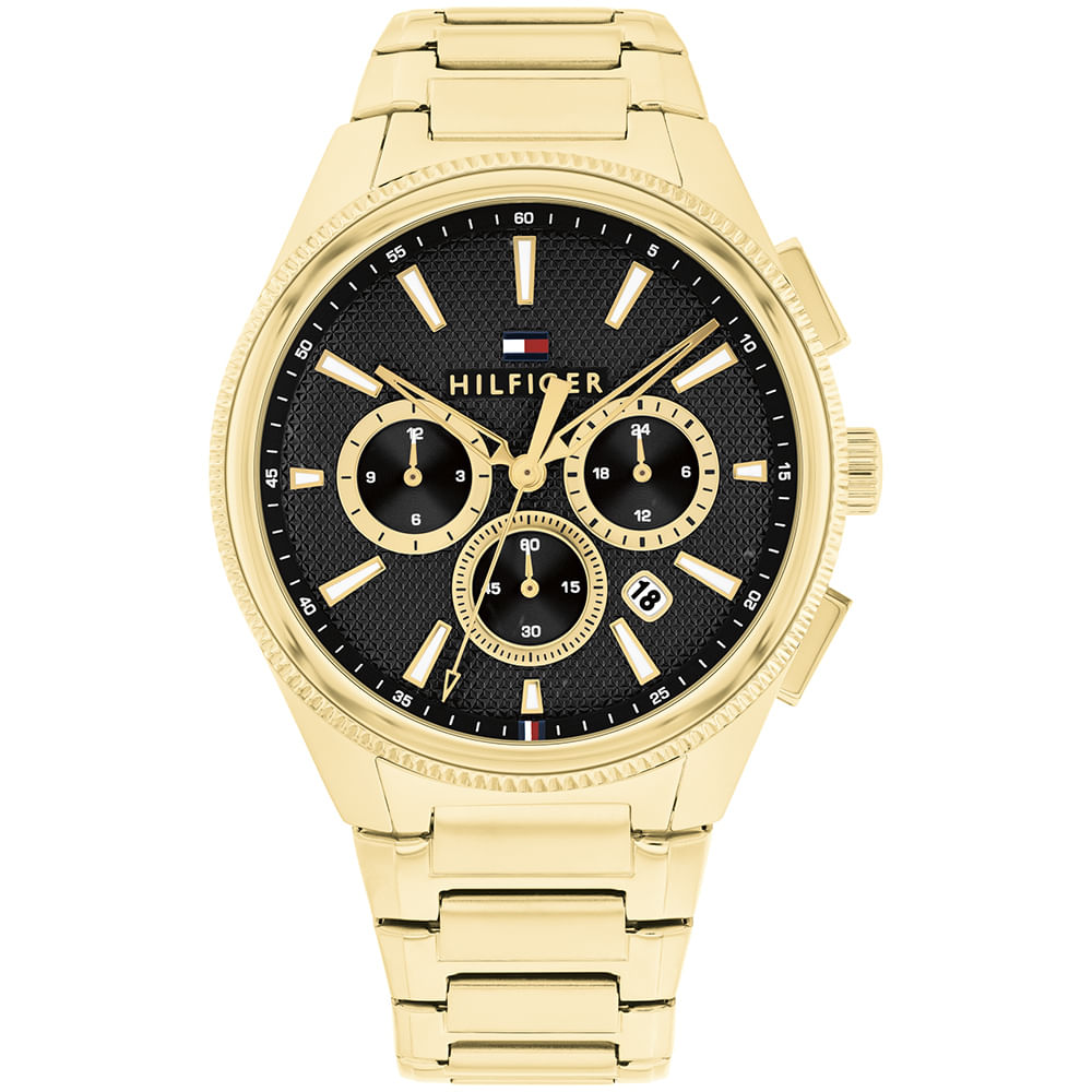 Relógio Tommy Hilfiger Sam Masculino em Aço Dourado 1792254