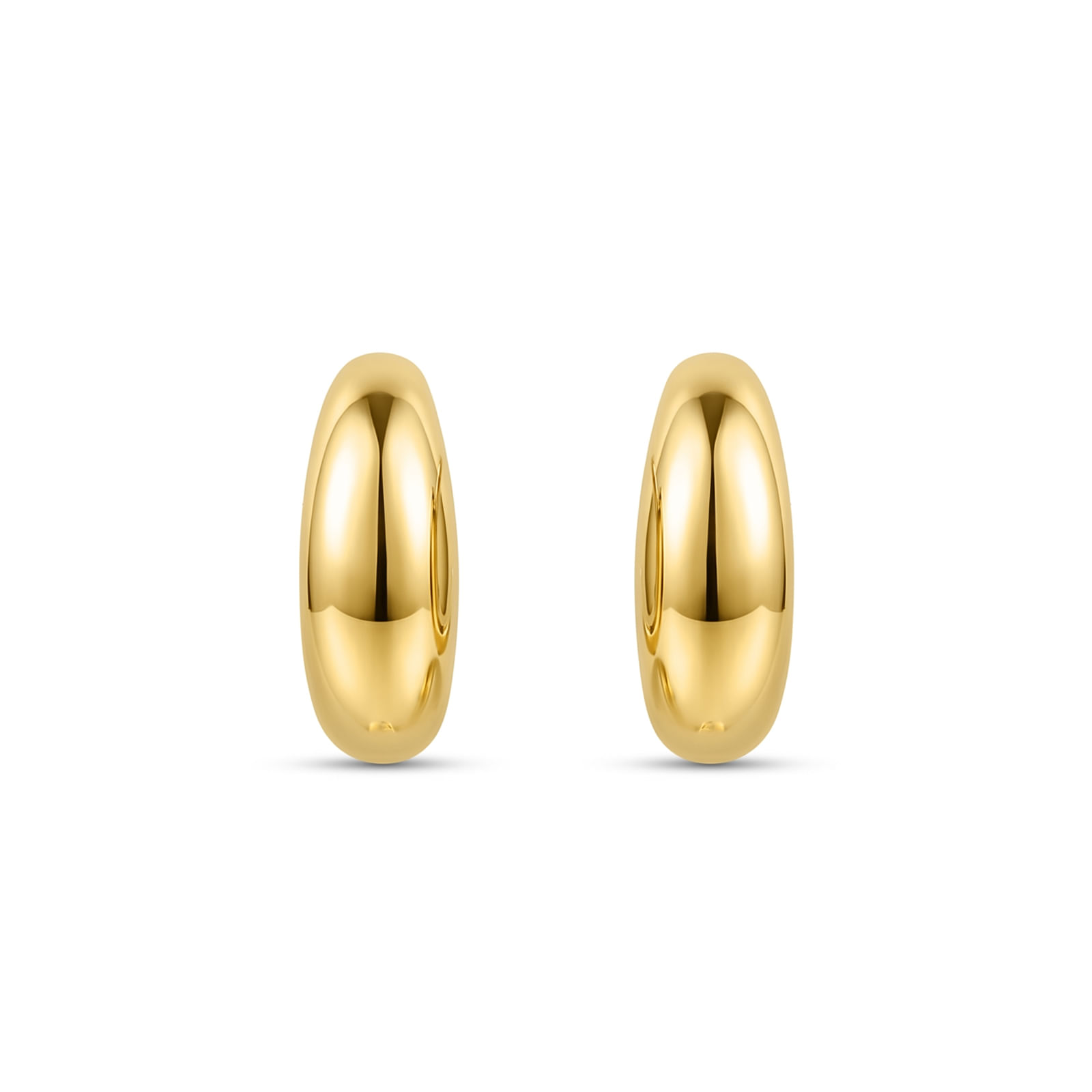 Brinco Mykonos em Prata 925 e Ouro Amarelo 18k