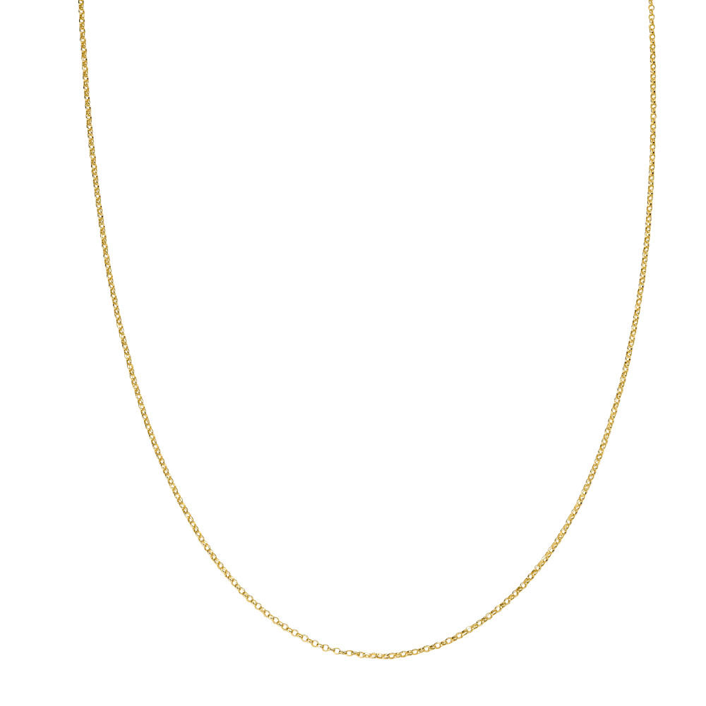 Corrente Elos Portugueses em Ouro Amarelo 18k, 60cm