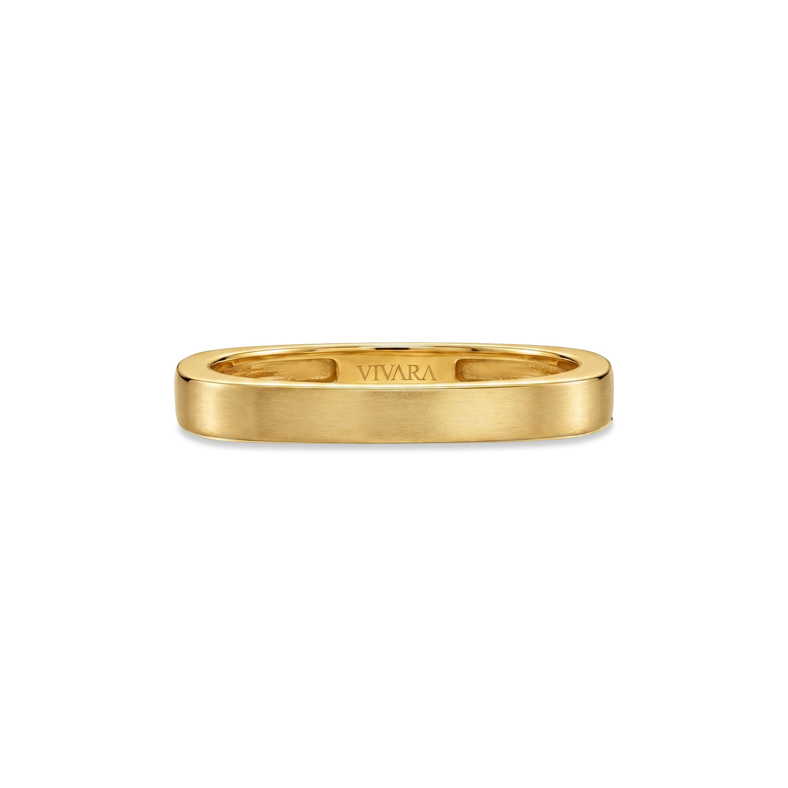 Anel Square em Ouro Amarelo 18k
