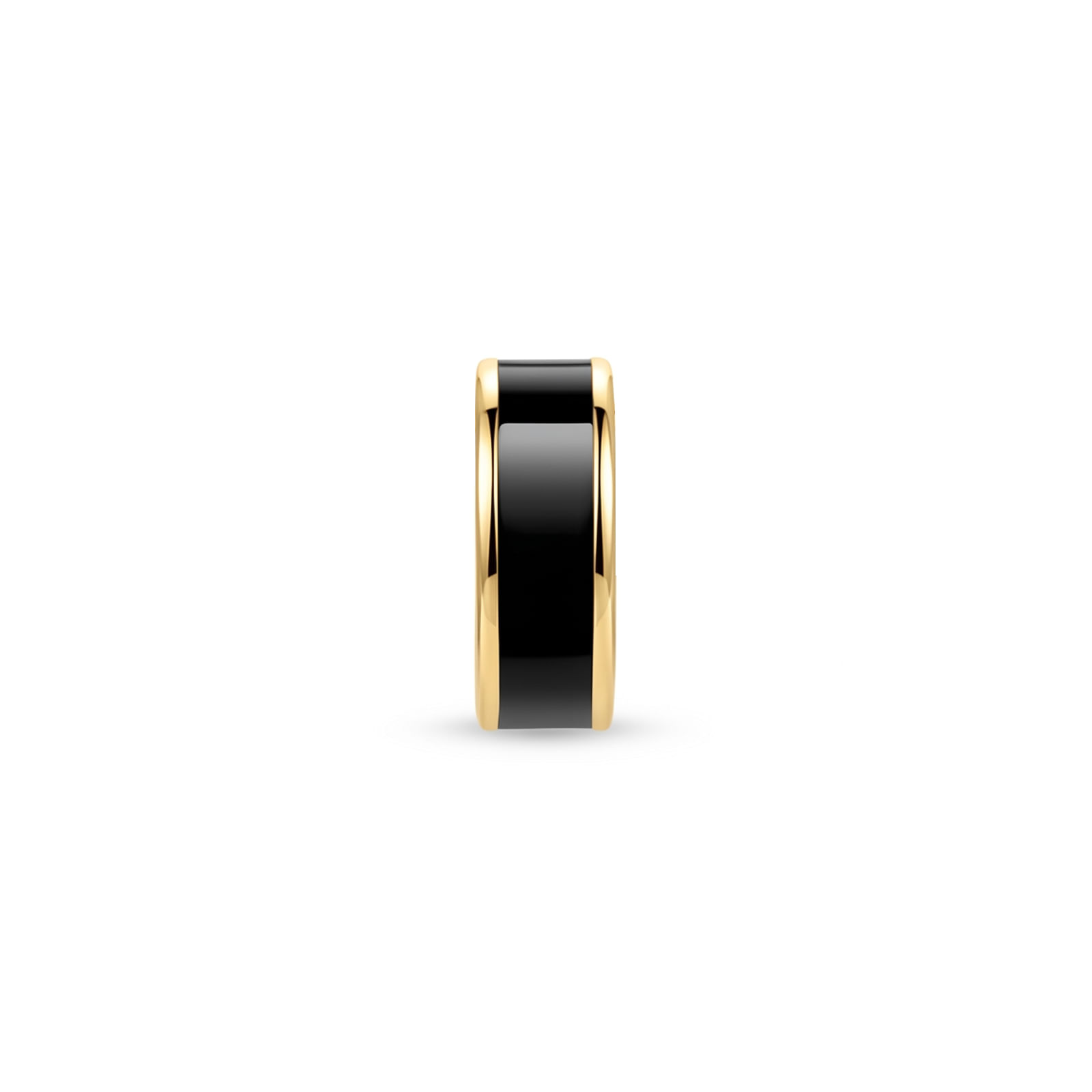 Pingente Square em Ouro Amarelo 18k com Esmalte, 8mm