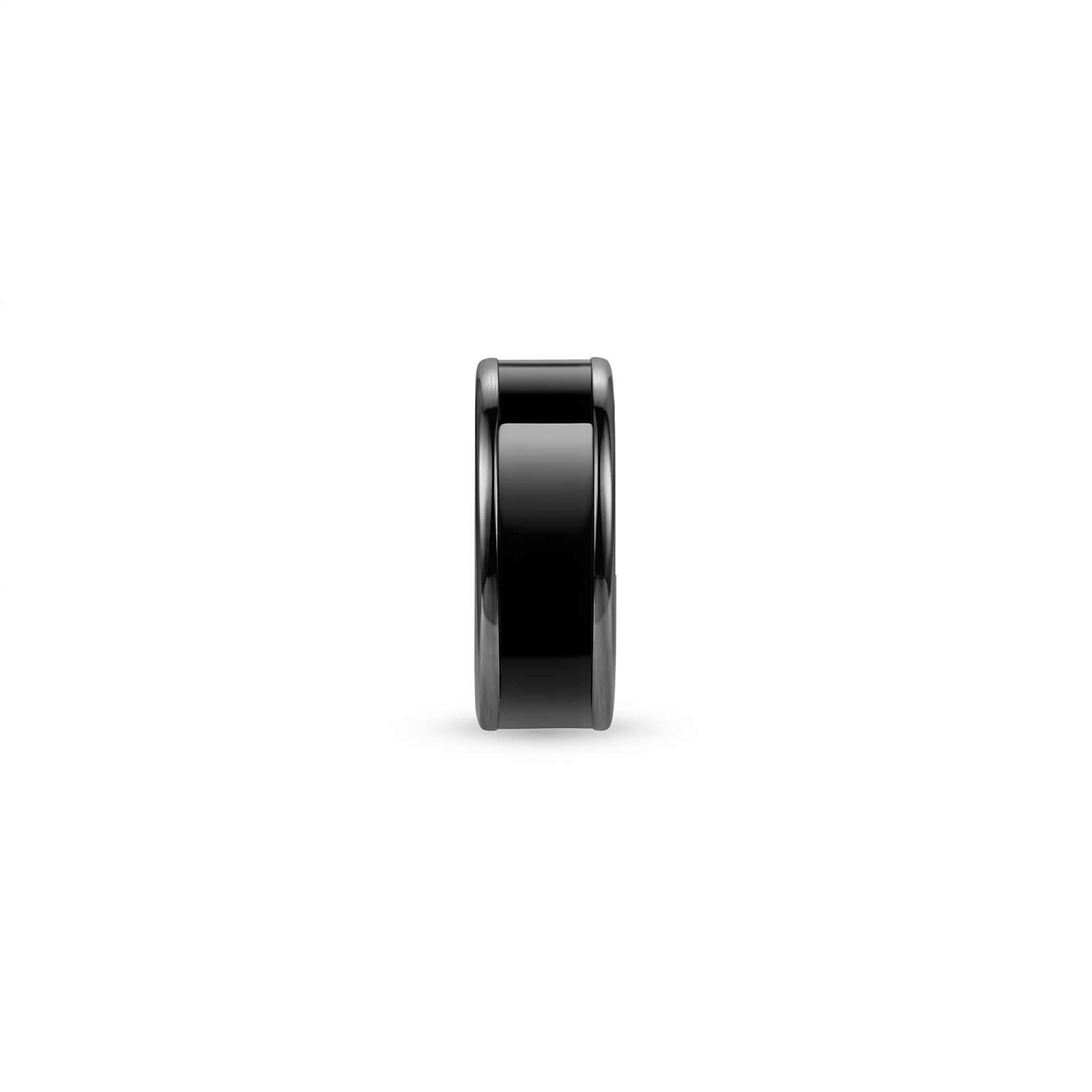 Pingente Square em Prata 925 com Ródio Negro e Esmalte, 8mm