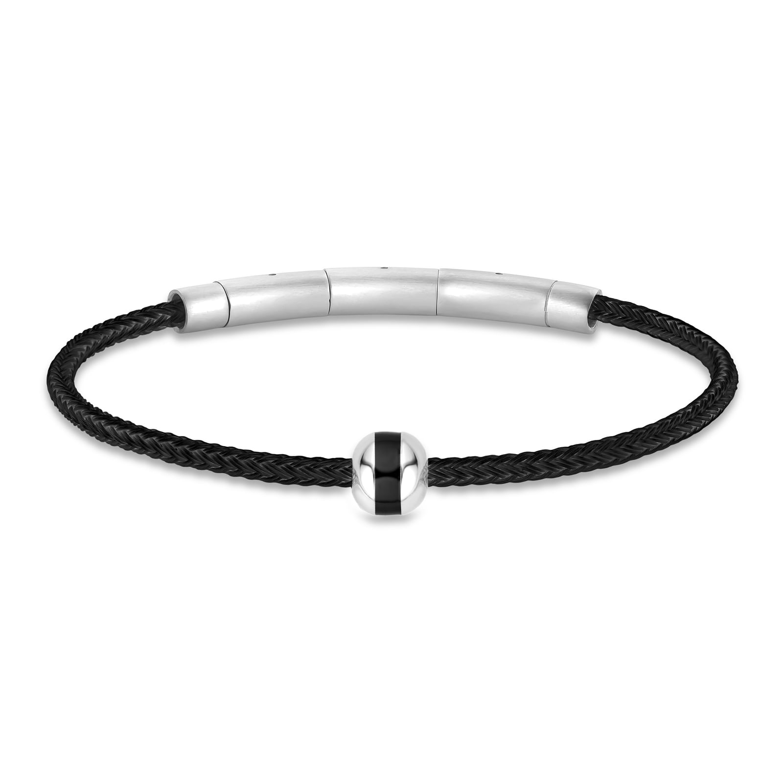 Pulseira Life Masculino em Aço com Fecho Cilindro