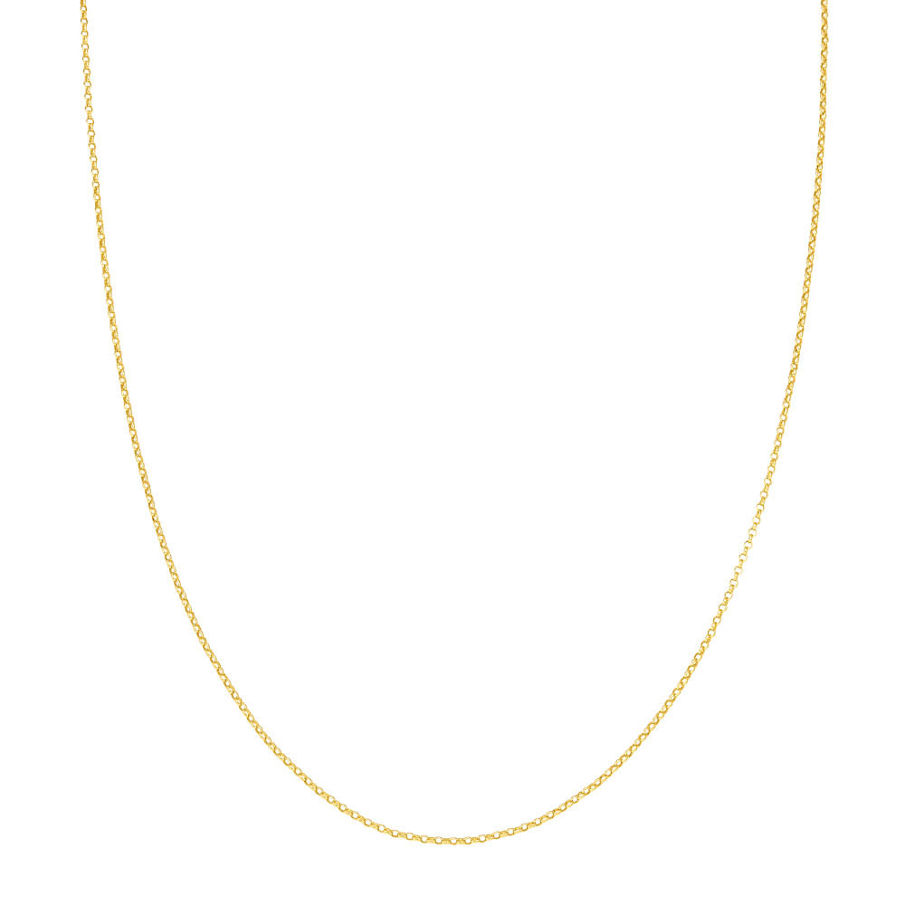Corrente Elos Portugueses em Ouro Amarelo 18k, 40cm