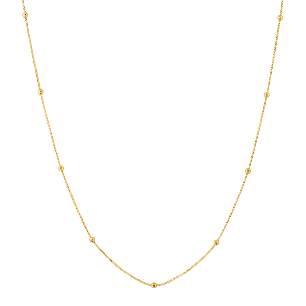 Corrente Veneziana em Ouro Amarelo 18k, 40cm