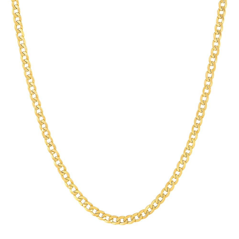Corrente Groumet em Ouro Amarelo 18k, 60cm