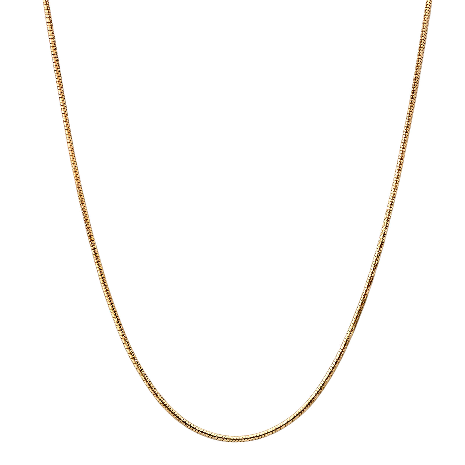 Corrente Snake em Ouro Amarelo 18K, 40 cm