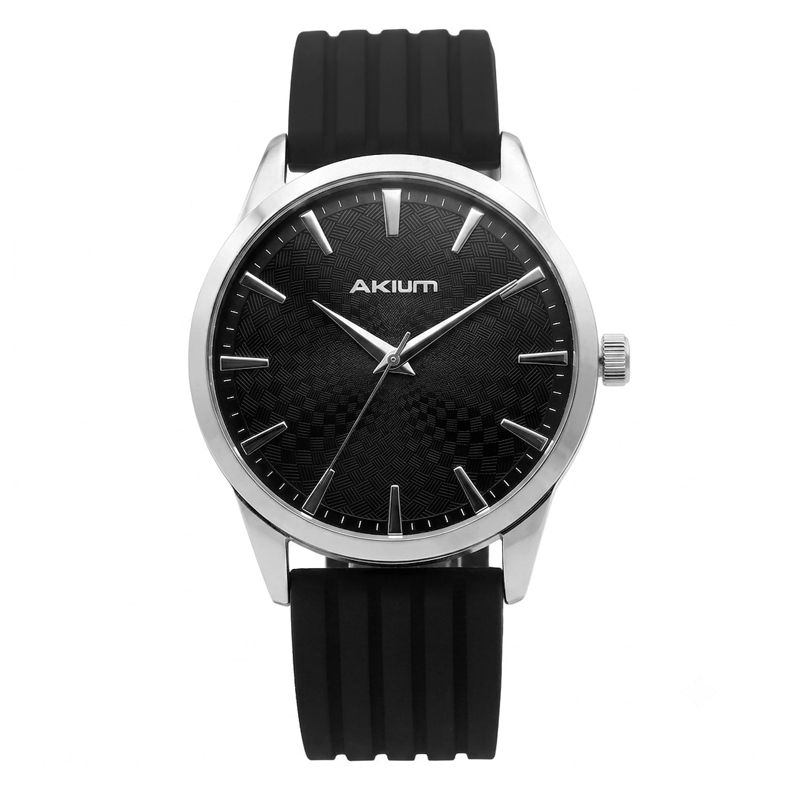 Relógio Akium Masculino em Silicone Preto