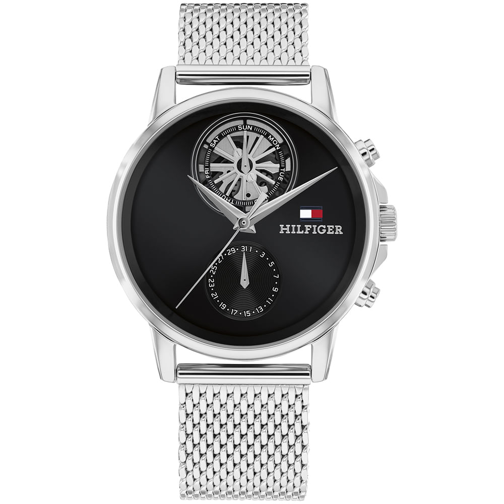 Relógio Tommy Hilfiger Stewart Masculino em Aço Prateado 1710749