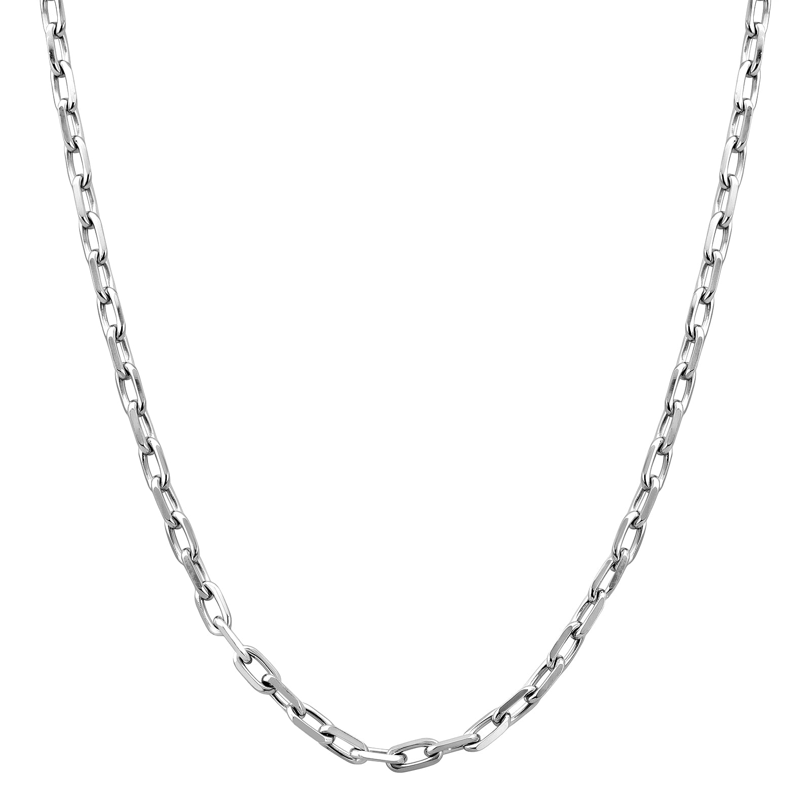 Corrente Life Cadeado em Prata 925, 45cm