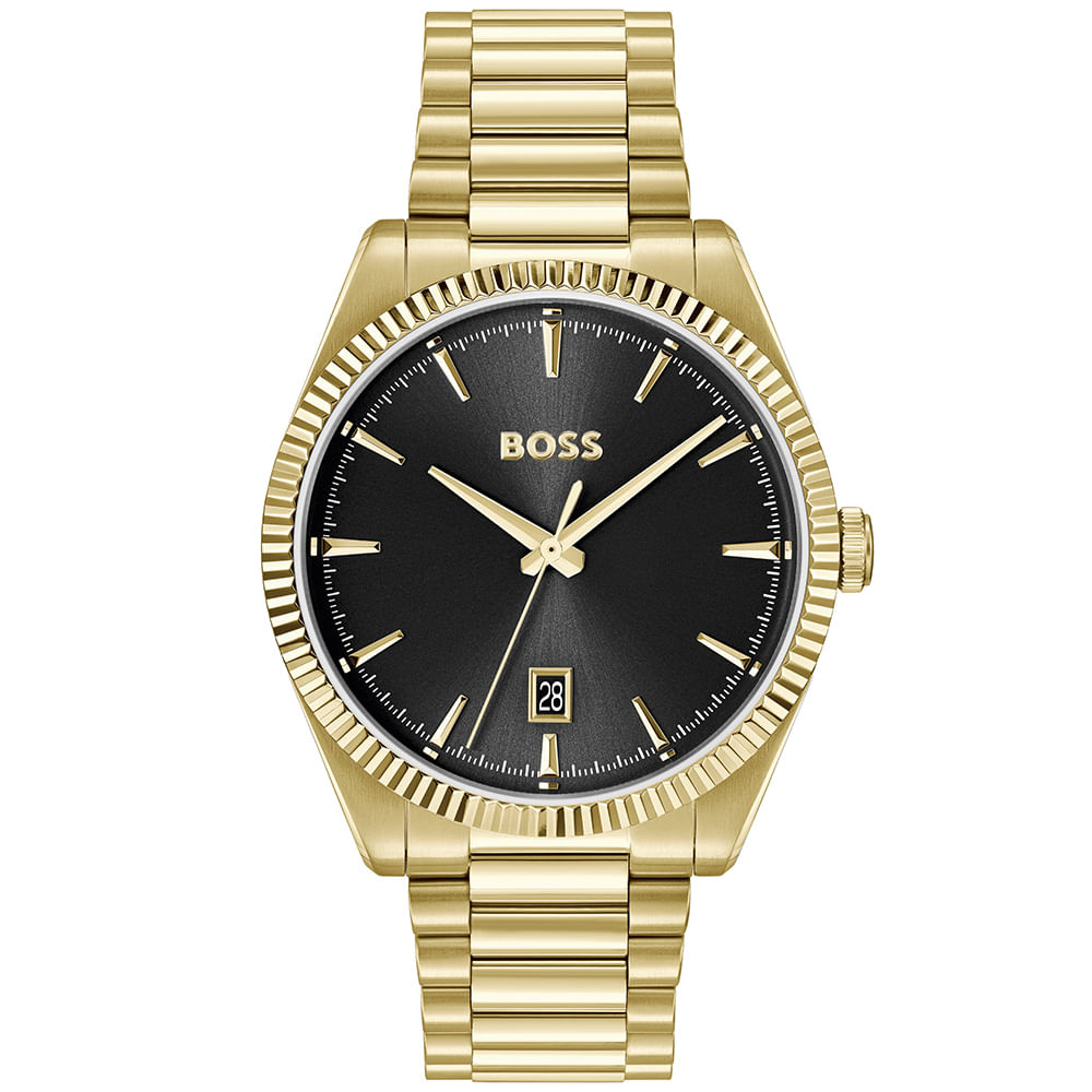 Relógio Boss Cheswick Masculino em Aço Dourado 1514312