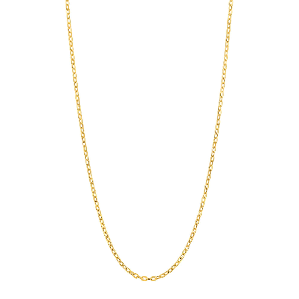 Corrente Cadeado em Ouro Amarelo 18k, 60cm