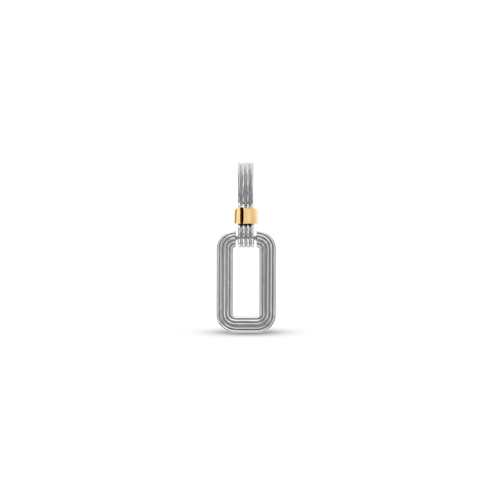 Pingente Nexus em Prata 925 e Ouro Amarelo 18K