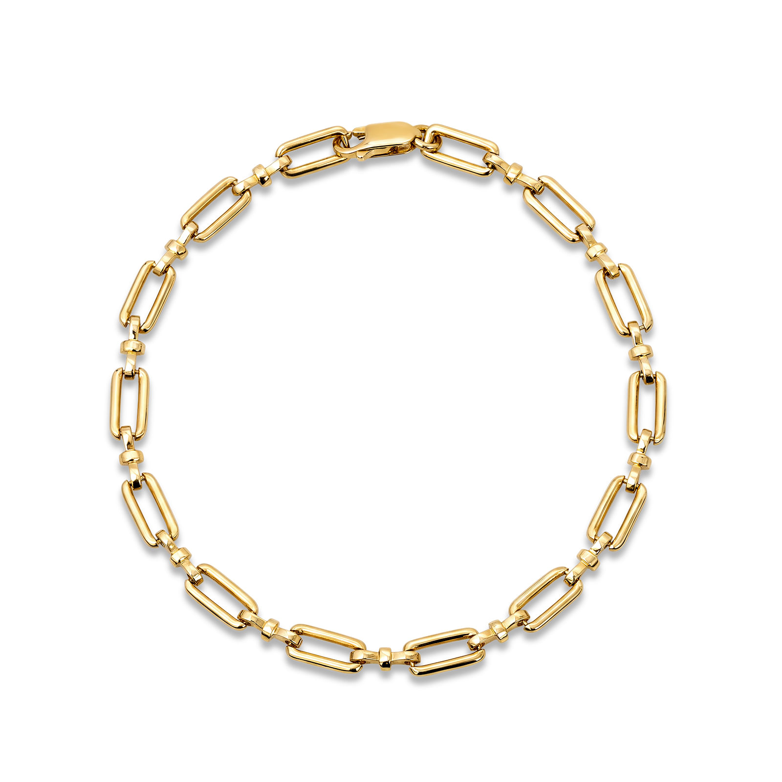 Pulseira Nexus em Ouro Amarelo 18K
