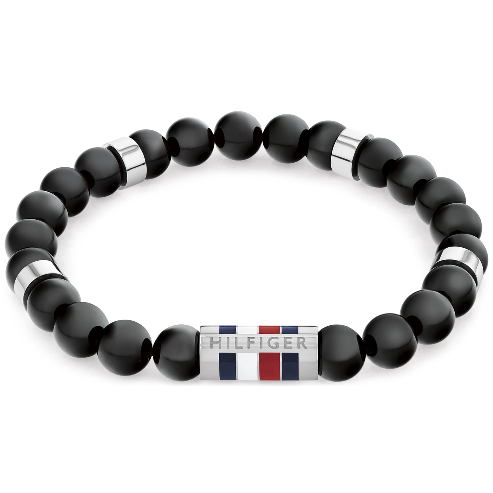 Pulseira Tommy Hilfiger Beads em Ônix Preta 2790712