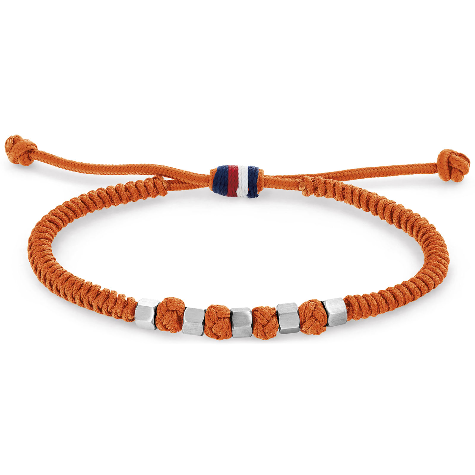 Pulseira Tommy Hilfiger Adjustable em Nylon Laranja 2790679