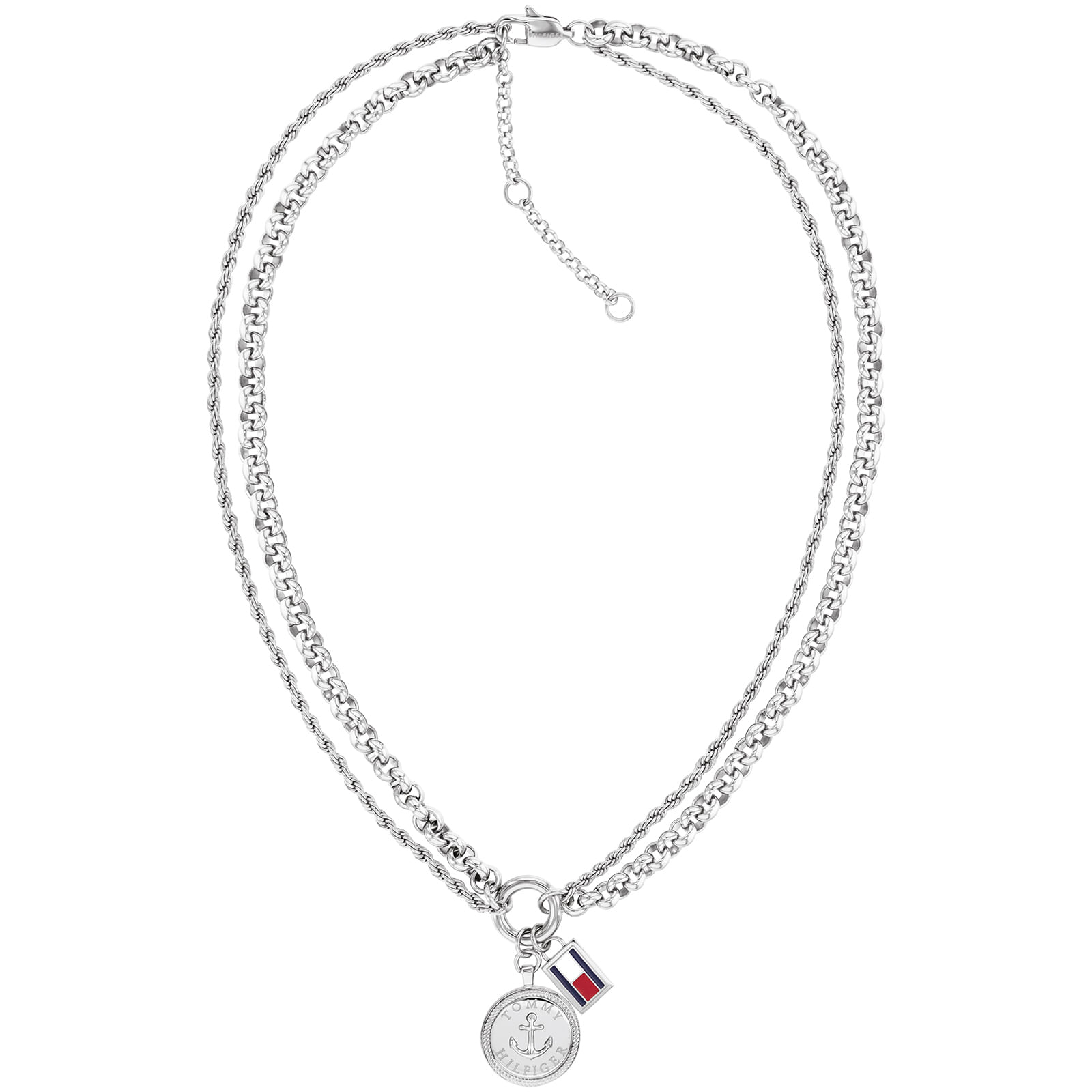 Corrente Tommy Hilfiger Nautical Charms em Aço Prateado 2781024