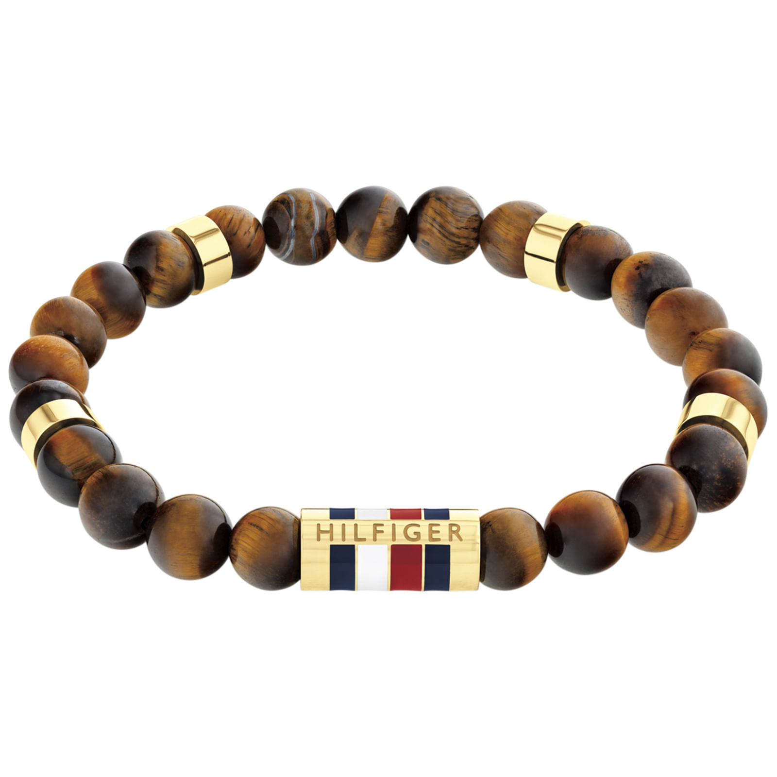 Pulseira Tommy Hilfiger Beads em Olho de Tigre Marrom 2790714