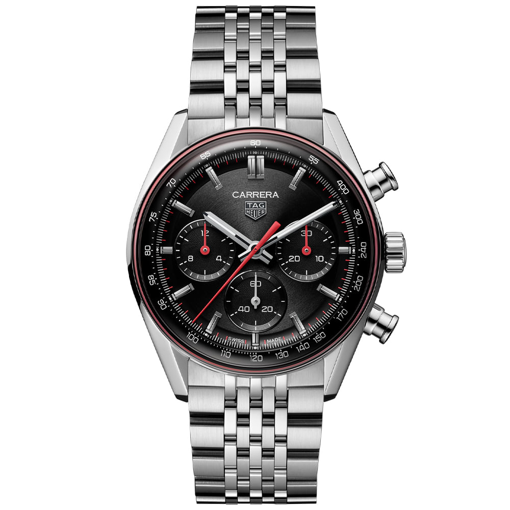 Relógio TAG Heuer Carrera Automático Masculino em Aço Prateado CBS2114.BA0053