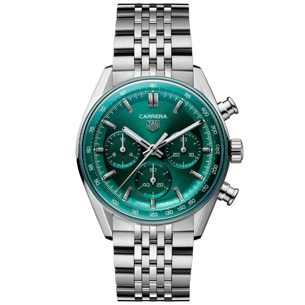 Relógio TAG Heuer Carrera Automático Masculino em Aço Prateado CBS2115.BA0053