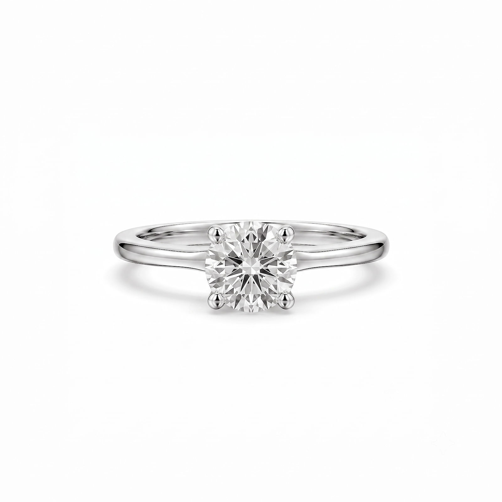 Anel Solitário Forever em Ouro Branco 18k com Diamante 0,70 ct