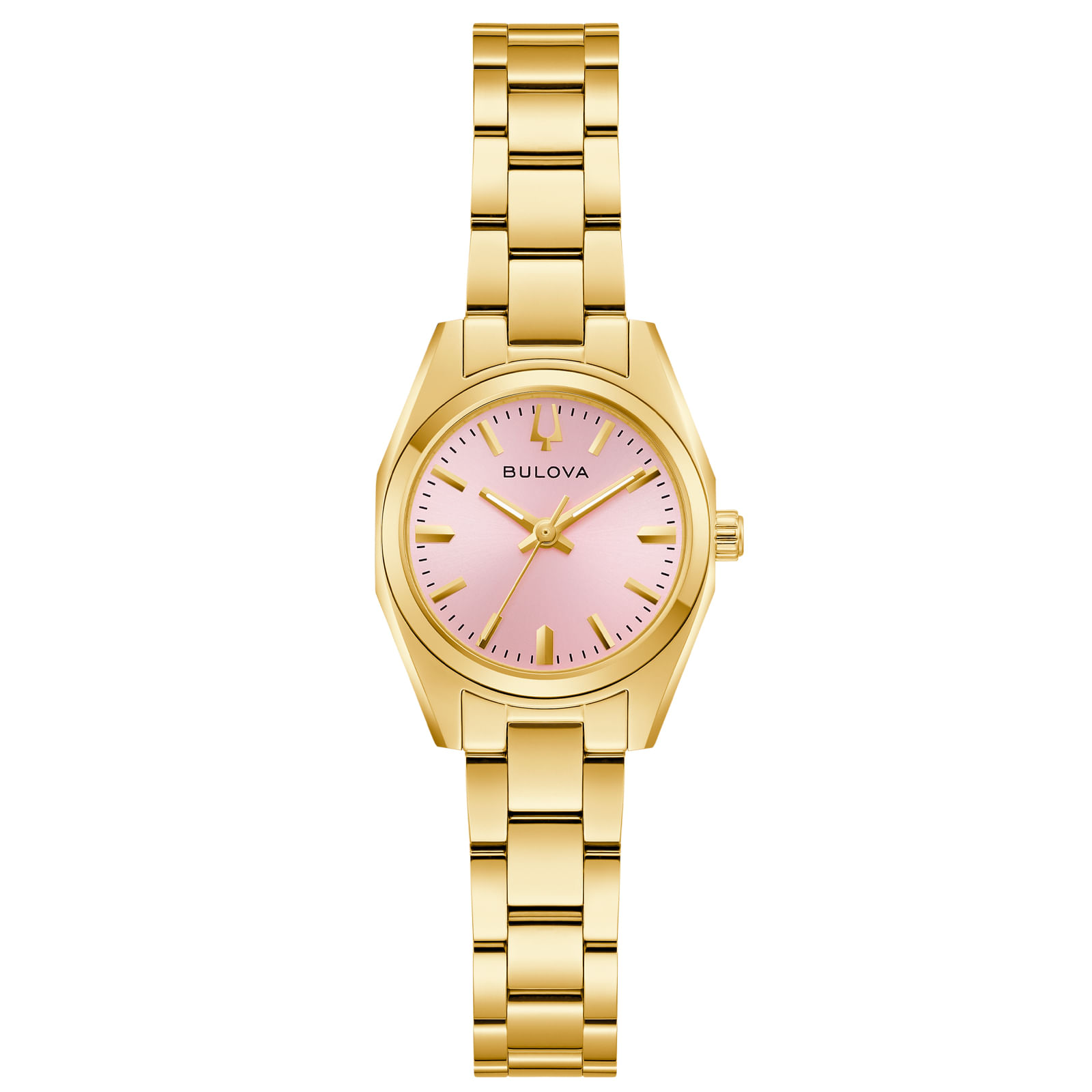 Relógio Bulova Surveyor Feminino em Aço Dourado 97L187N