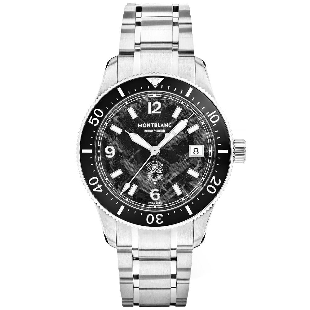 Relógio Montblanc Iced Sea Automático Masculino em Aço Prateado 136765