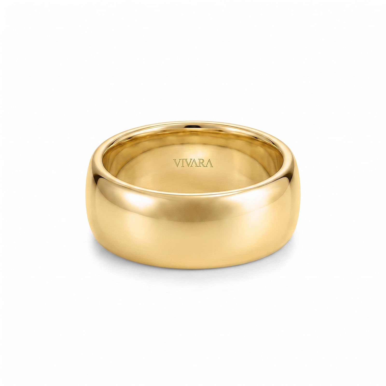 Aliança Eternitá em Prata 925 e Ouro Amarelo 18k, 10mm