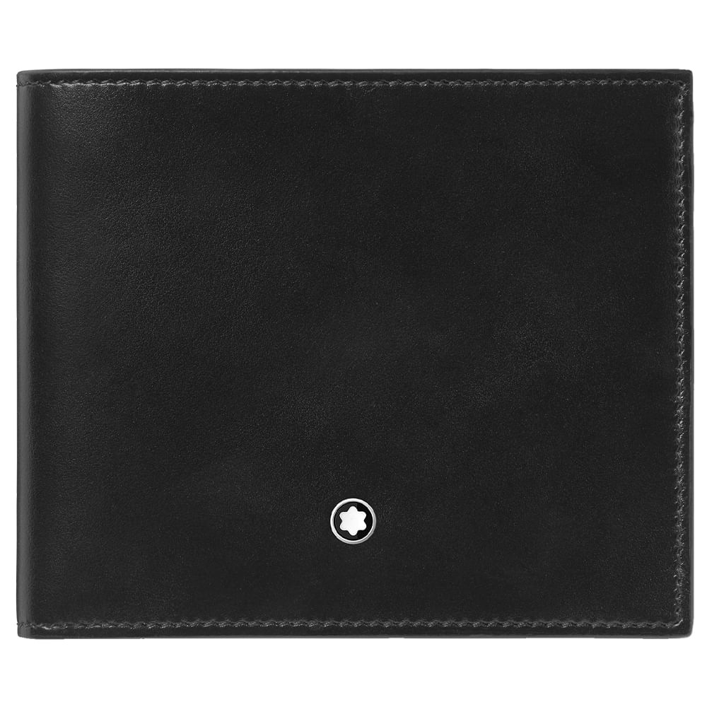 Carteira Montblanc Meisterstuck em Couro Preto 198310
