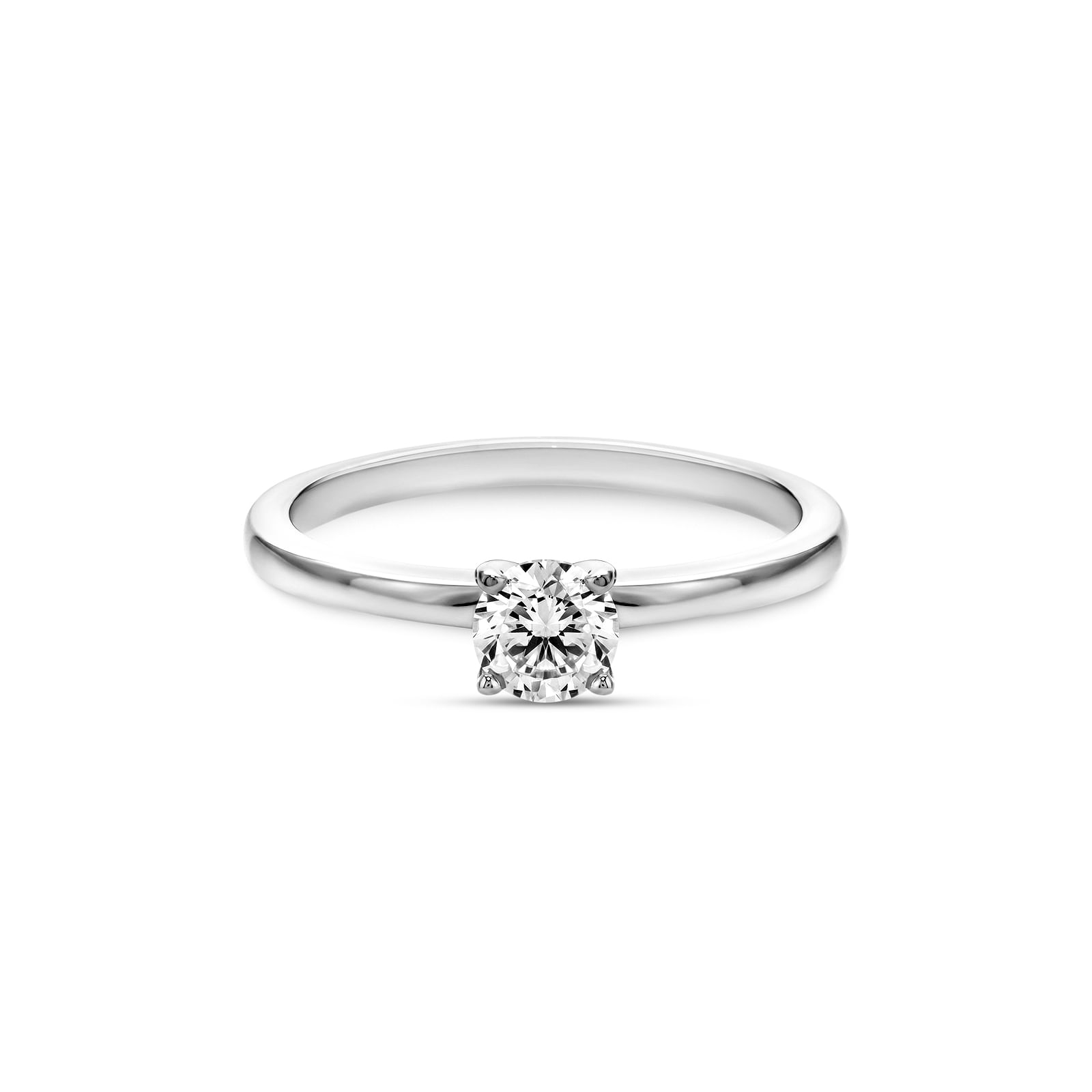 Anel Solitário Classic em Ouro Branco 18k com Diamante 0,70 ct