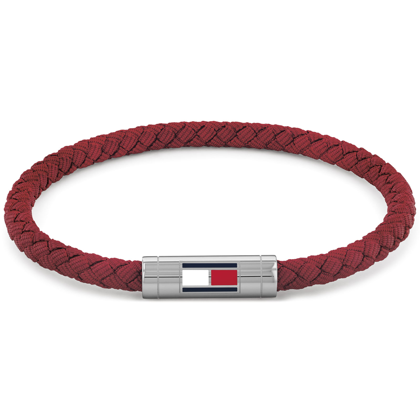 Pulseira Tommy Hilfiger Adjustable Barrel em Nylon Vermelho 2790739