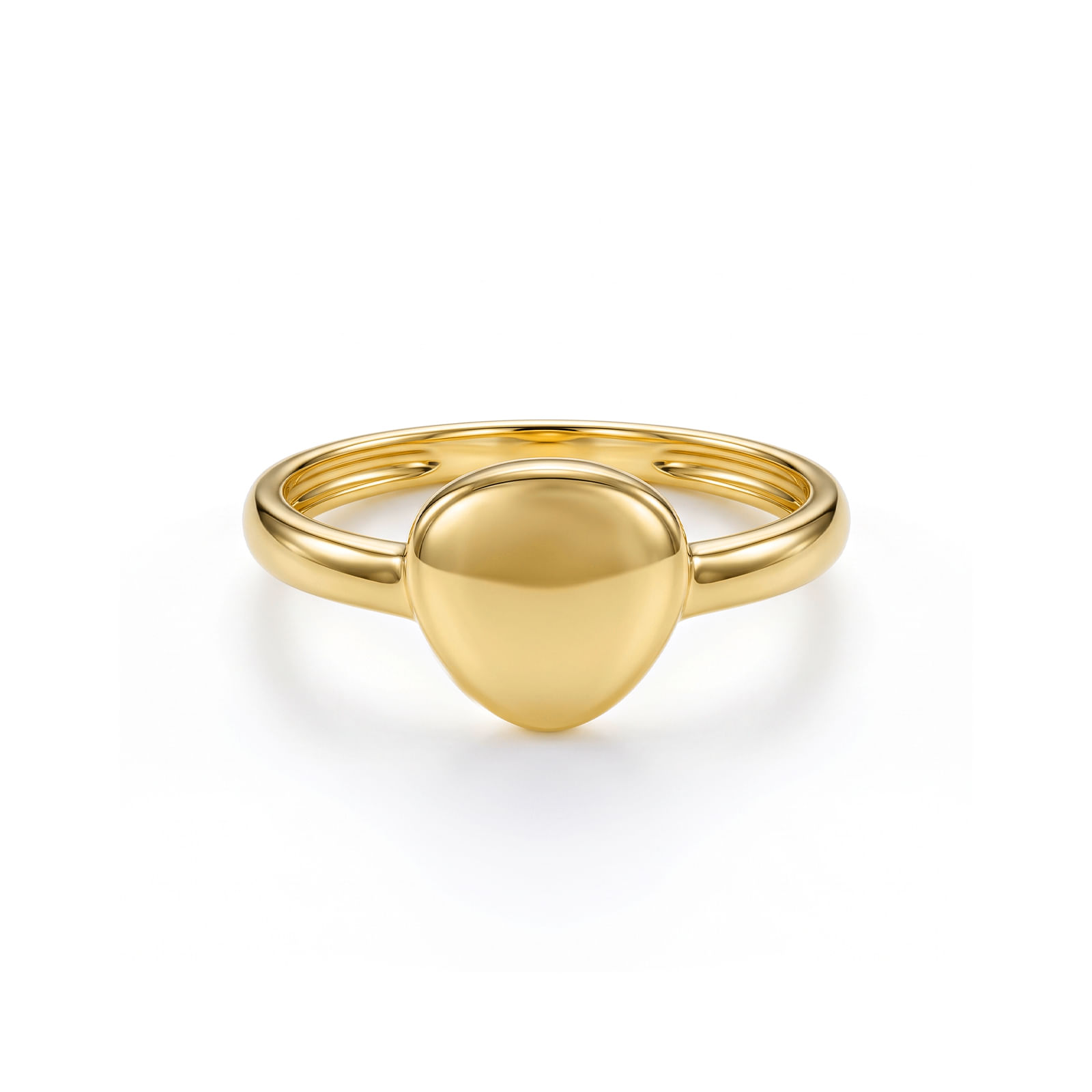 Anel Bold em Ouro Amarelo 18k