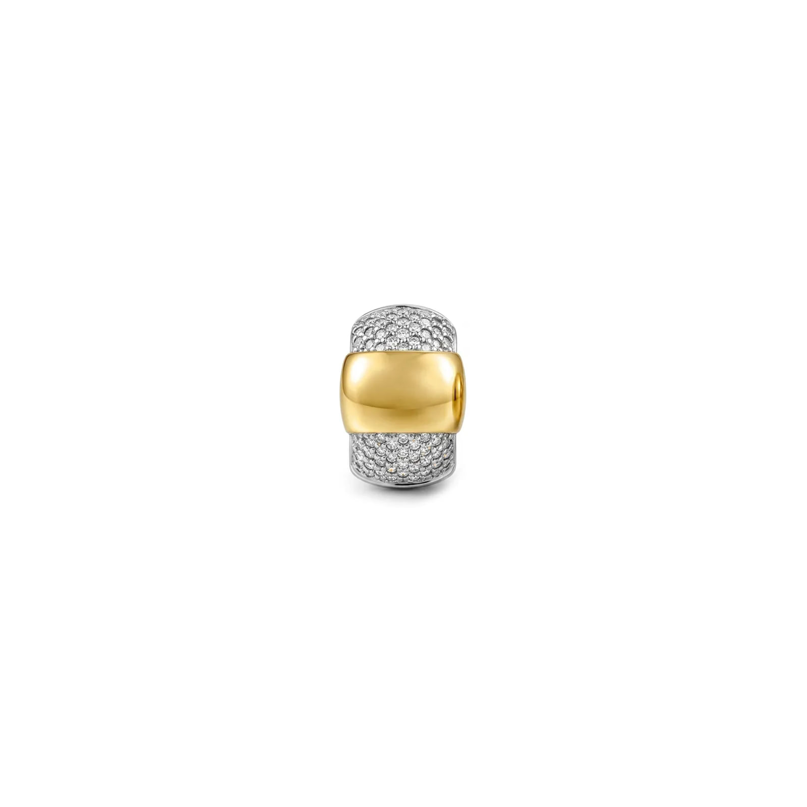 Pingente Santorini em em Prata 925 e Ouro Amarelo 18k com Diamantes 0,43 ct