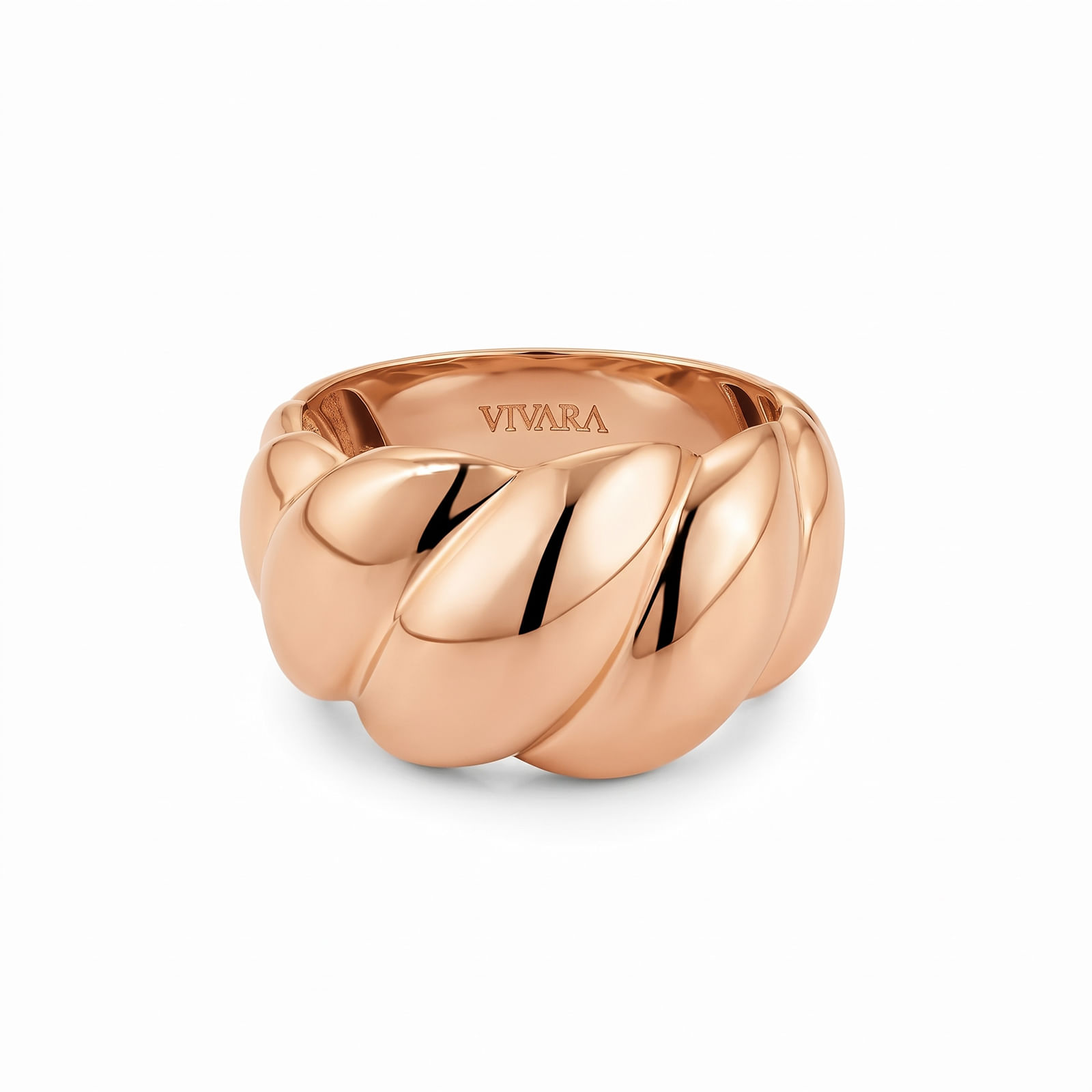 Anel Viena em Ouro Rosé 18k