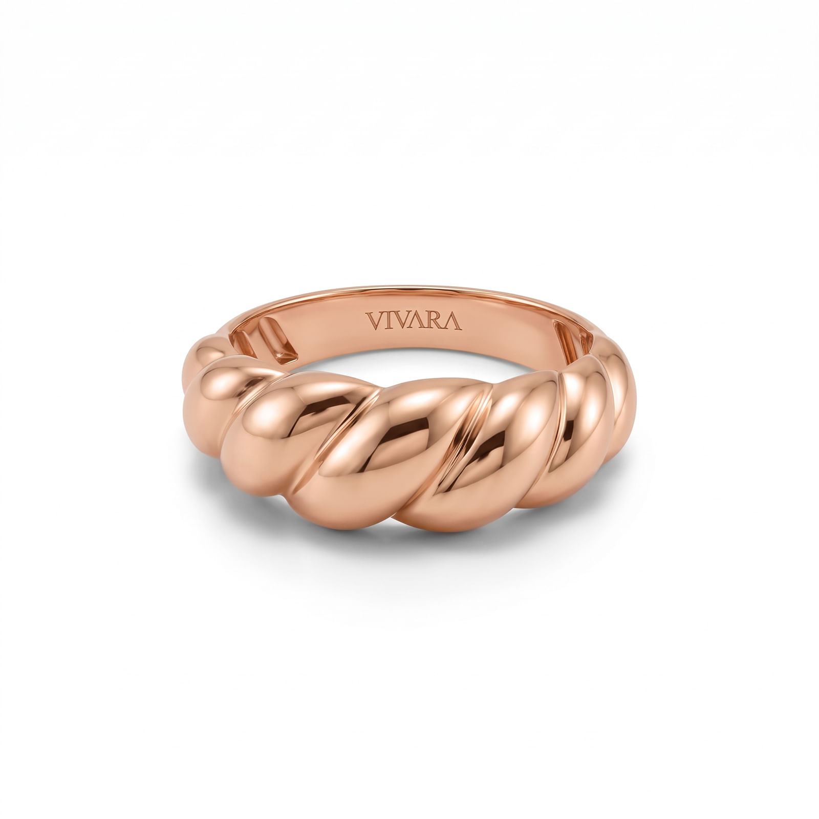 Anel Viena em Ouro Rosé 18k