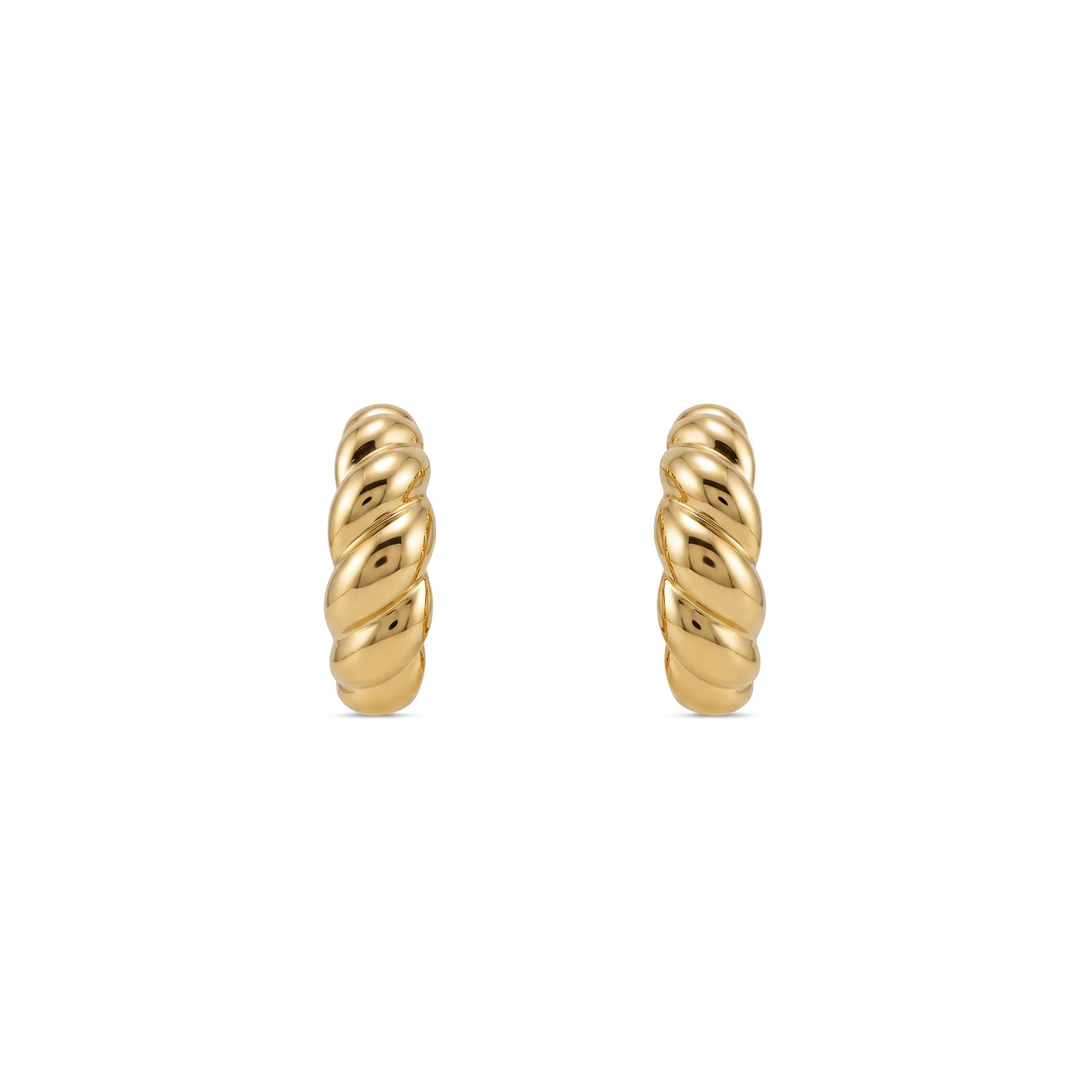 Argola Viena em Ouro Amarelo 18k, 15mm