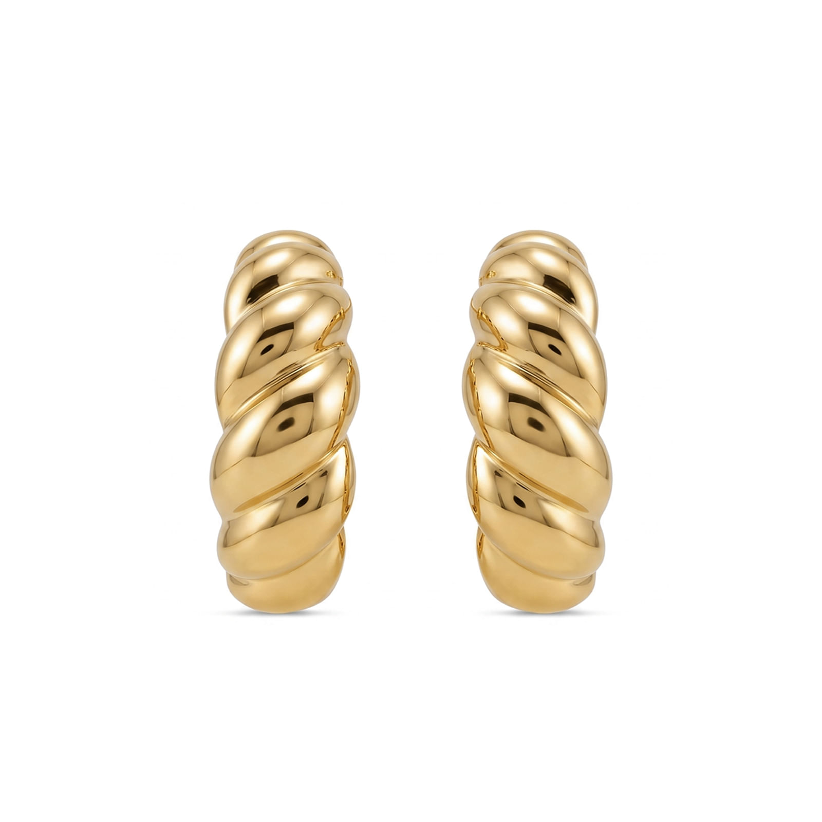 Argola Viena em Ouro Amarelo 18k, 24mm