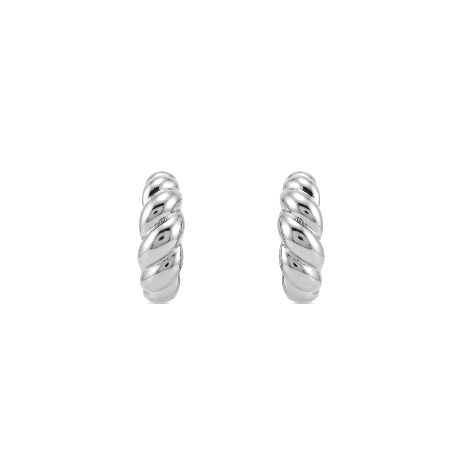 Argola Viena em Prata 925, 15mm