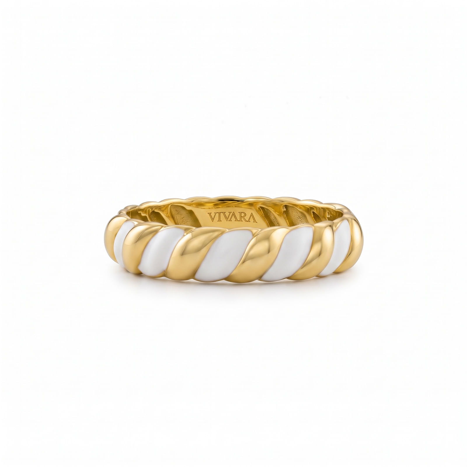 Anel Viena Color em Ouro Amarelo 18k com Esmalte
