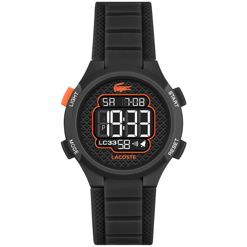 Relógio Lacoste LC33 Kids Infantil em Borracha Preta 2030072