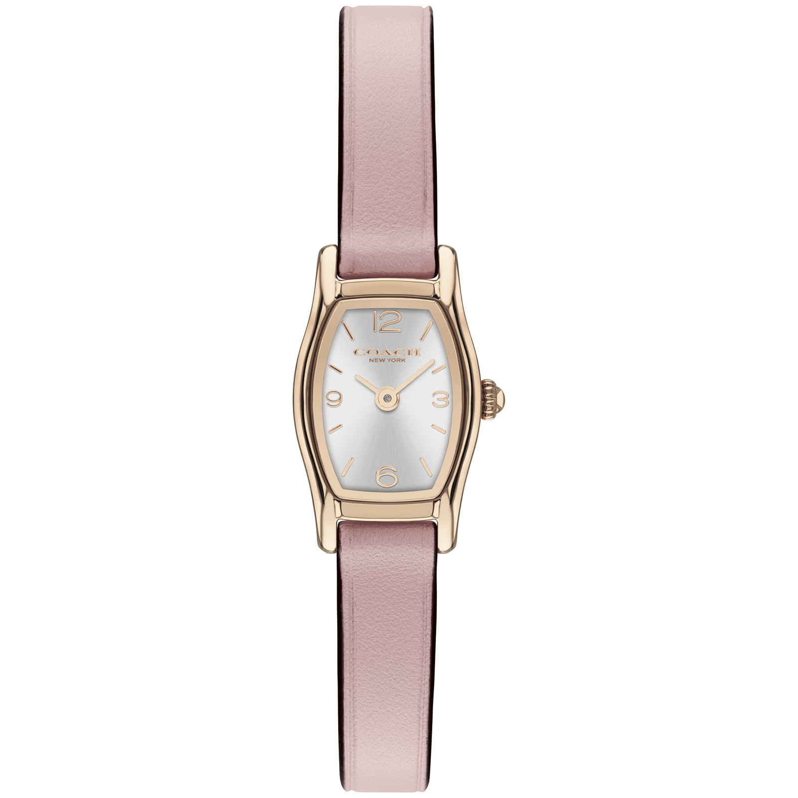 Relógio Coach Greta Feminino em Couro Rosa 14504721