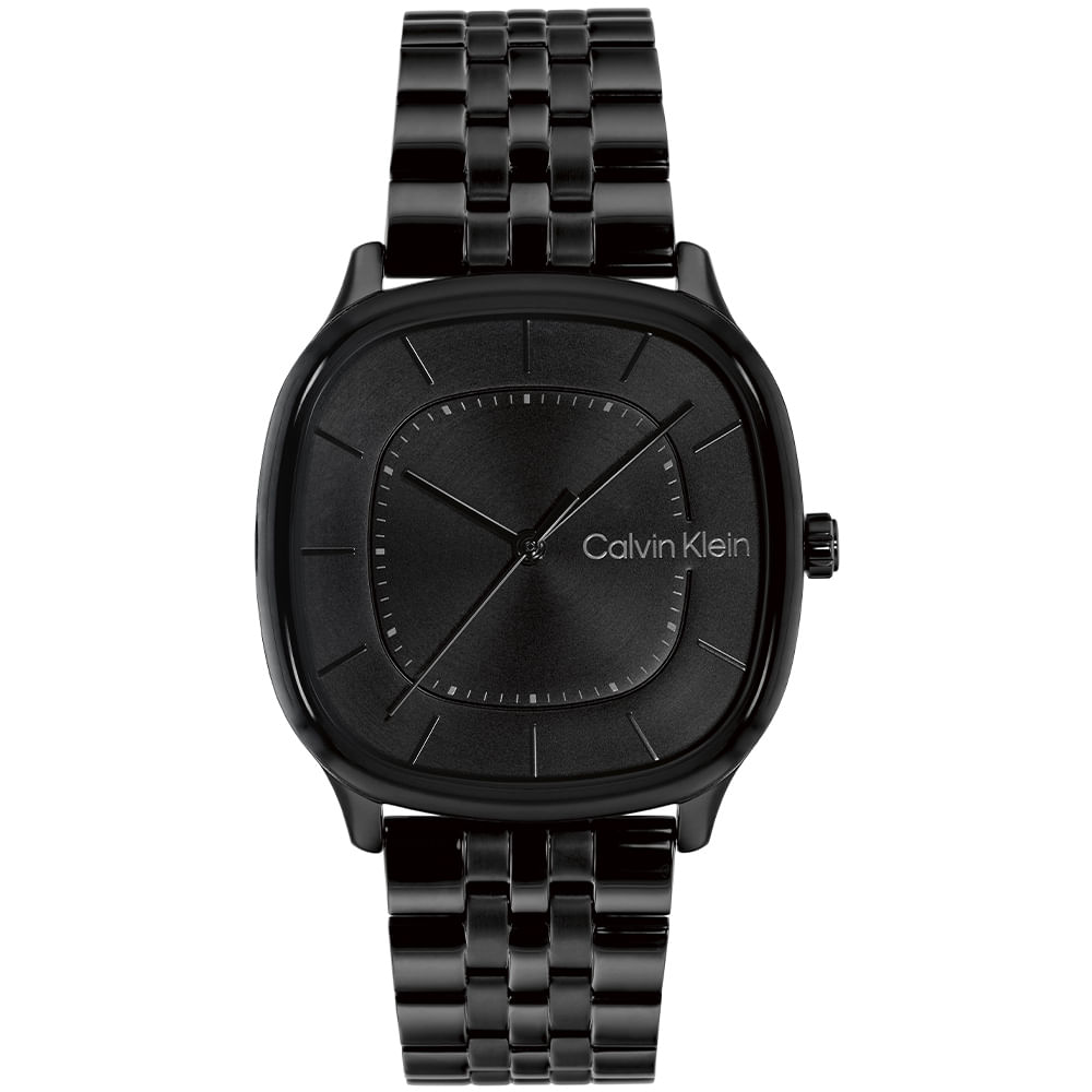 Relógio Calvin Klein CK Shape Masculino em Aço Preto 25200583